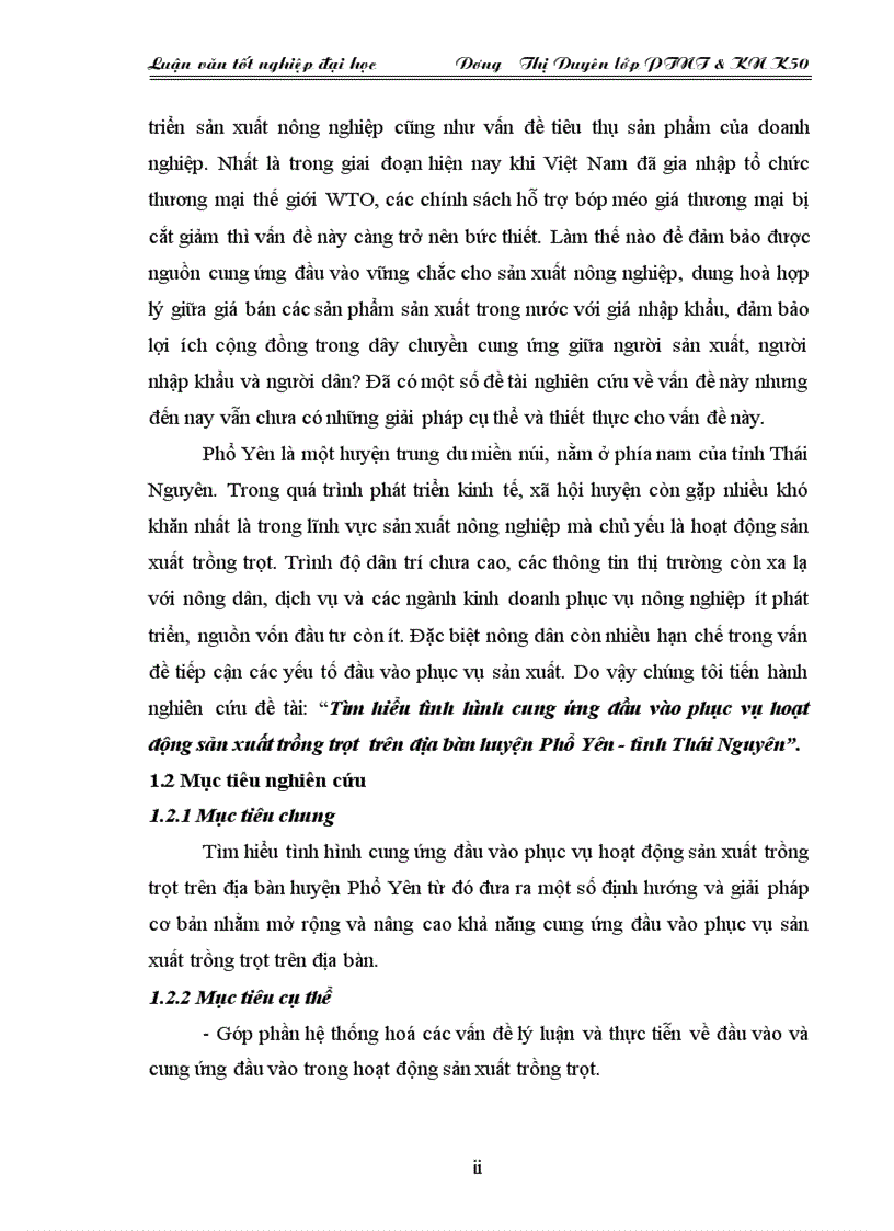 image for page Tìm hiểu tình hình cung ứng đầu vào phục vụ hoạt động sản xuất trồng trọt trên địa bàn huyện Phổ Yên tỉnh Thái Nguyên