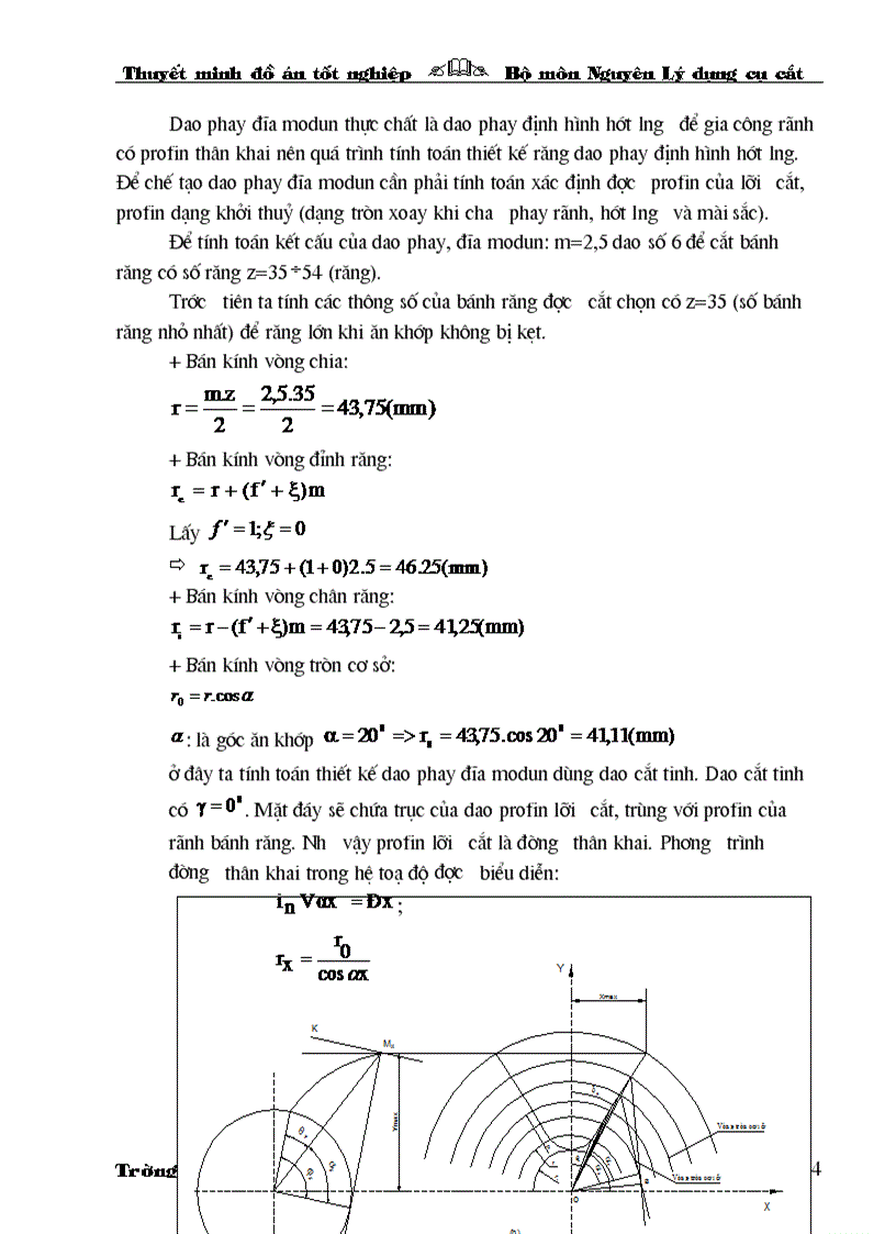 image for page Thiết kế qui trình công nghệ dao phay đĩa modun doc