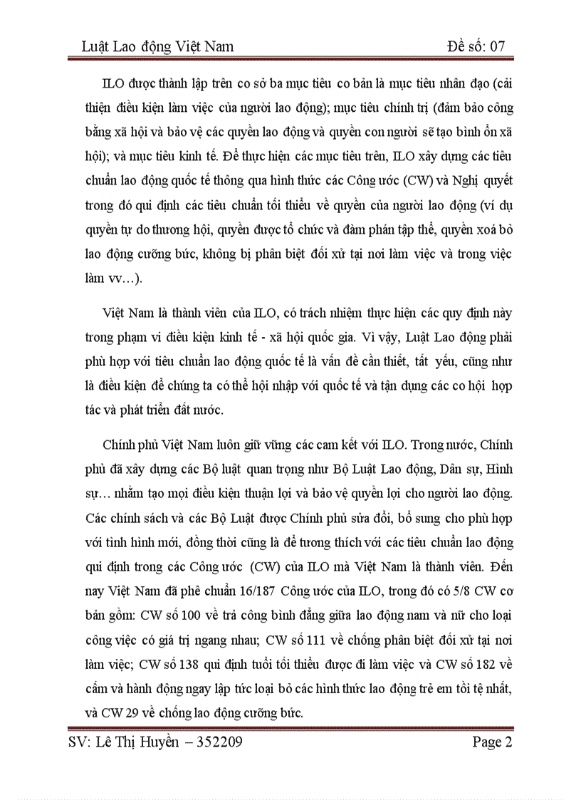 image for page Phân tích nguyên tắc đảm bảo phù hợp với các tiêu chuẩn lao động quốc tế