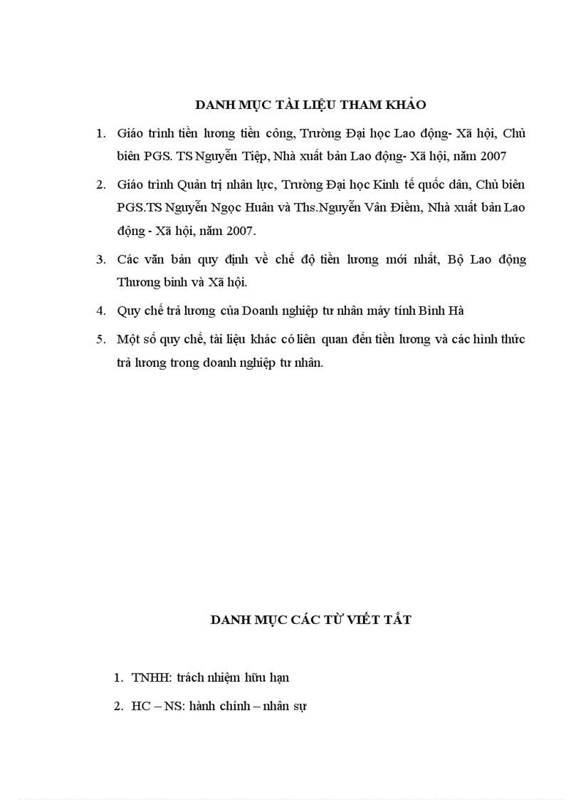 image for page Hoàn thiện các hình thức trả lương tại Doanh nghiệp tư nhân máy tính Bình Hà