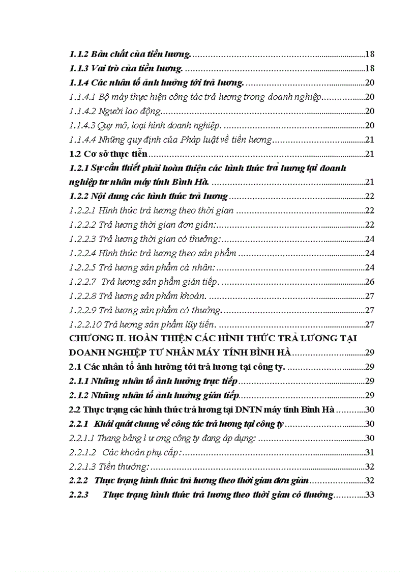 image for page Hoàn thiện các hình thức trả lương tại Doanh nghiệp tư nhân máy tính Bình Hà