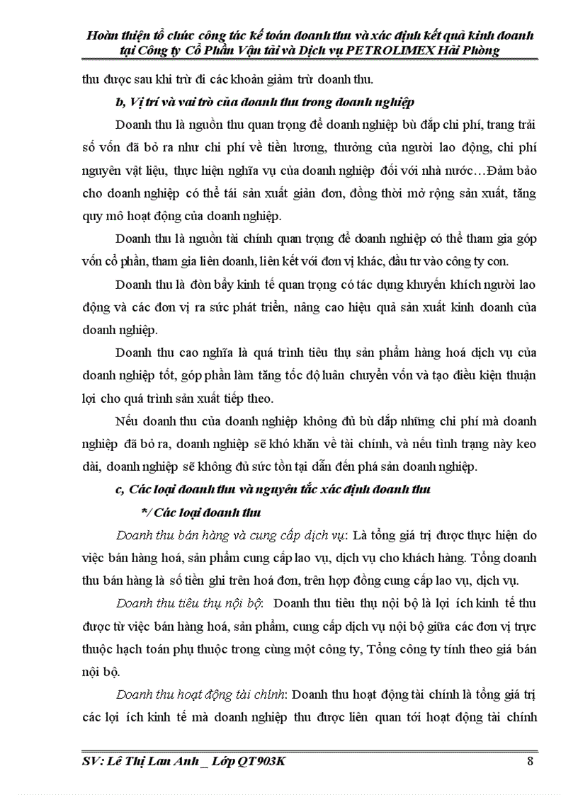 image for page Hoàn thiện tổ chức công tác kế toán doanh thu và xác định kết quả kinh doanh tại Công ty Cổ Phần Vận tải và Dịch vụ PETROLIMEX Hải Phòng