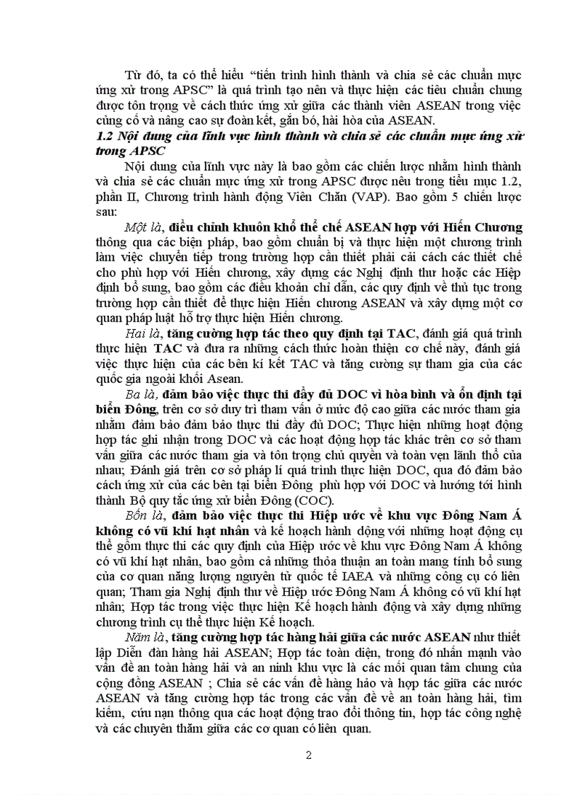 image for page Tiến trình hình thành và chia sẻ các chuẩn mực ứng xử trong Cộng đồng chính trị an ninh ASEAN 9 điểm