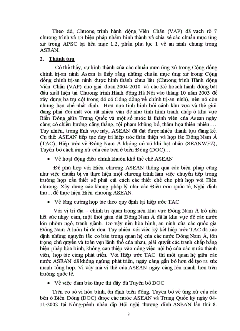 image for page Tiến trình hình thành và chia sẻ các chuẩn mực ứng xử trong Cộng đồng chính trị an ninh ASEAN 9 điểm