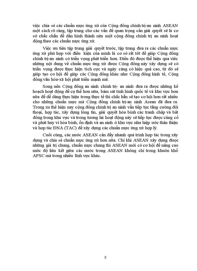 image for page Tiến trình hình thành và chia sẻ các chuẩn mực ứng xử trong Cộng đồng chính trị an ninh ASEAN 9 điểm