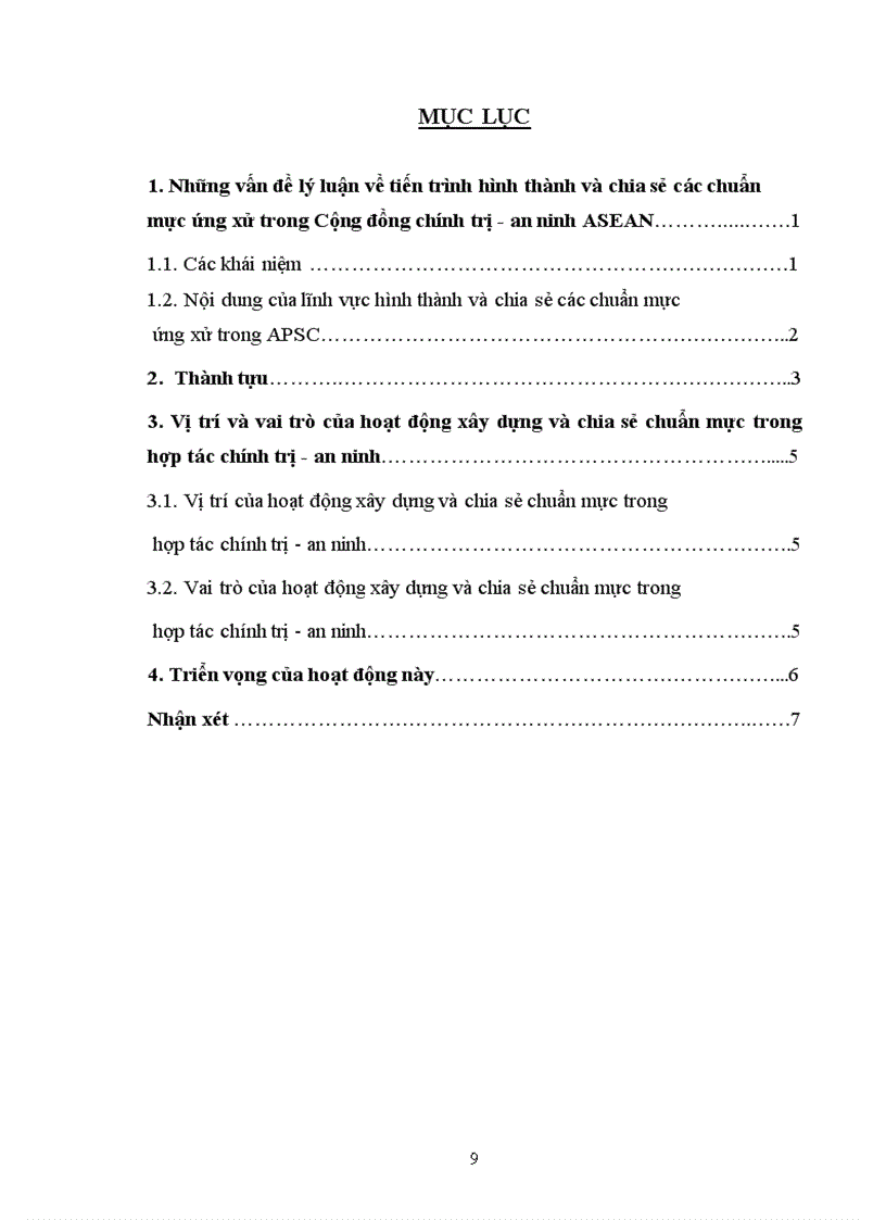 image for page Tiến trình hình thành và chia sẻ các chuẩn mực ứng xử trong Cộng đồng chính trị an ninh ASEAN 9 điểm
