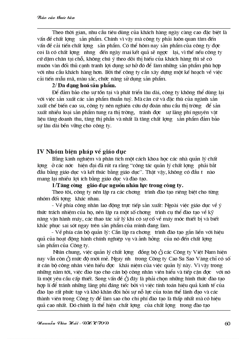 image for page Một số biện pháp cơ bản nhằm nâng cao chất lượng sản phẩm tai công ty Cao Su Sao Vàng