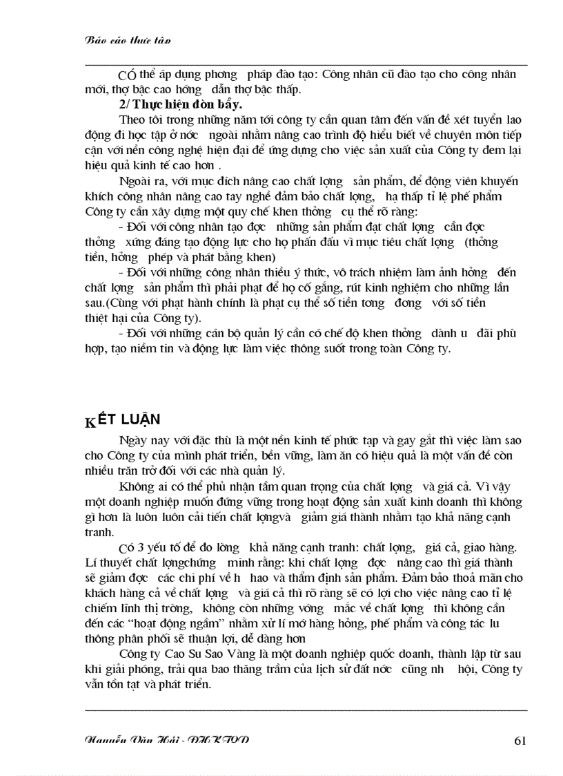 image for page Một số biện pháp cơ bản nhằm nâng cao chất lượng sản phẩm tai công ty Cao Su Sao Vàng