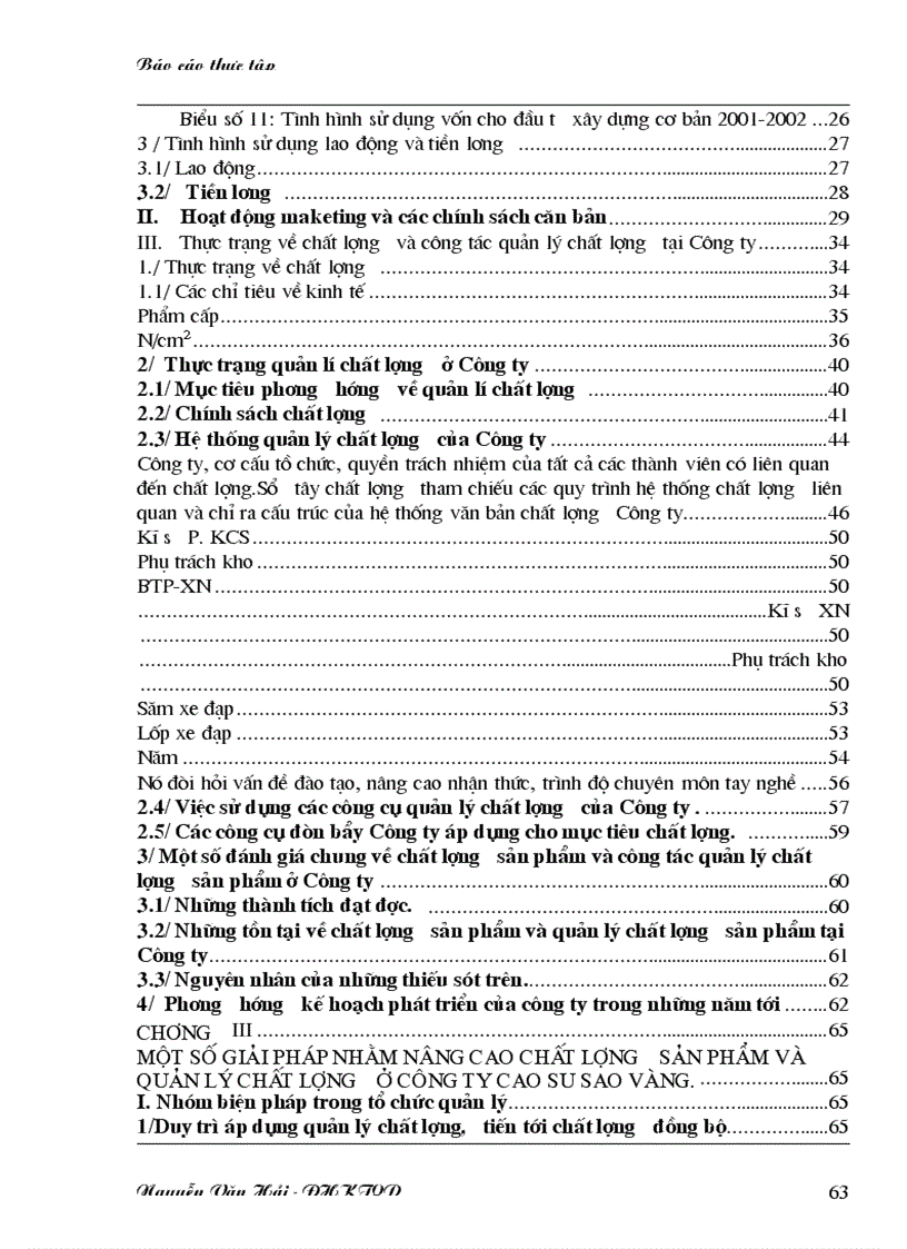 image for page Một số biện pháp cơ bản nhằm nâng cao chất lượng sản phẩm tai công ty Cao Su Sao Vàng