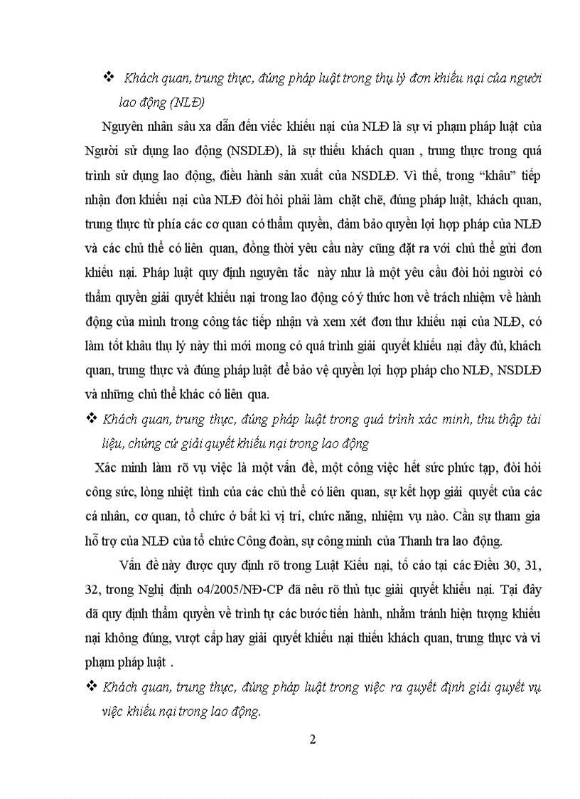 image for page Bài tập học kỳ lao động Trình bày cơ chế giải quyết khiếu nại trong lĩnh vực lao động