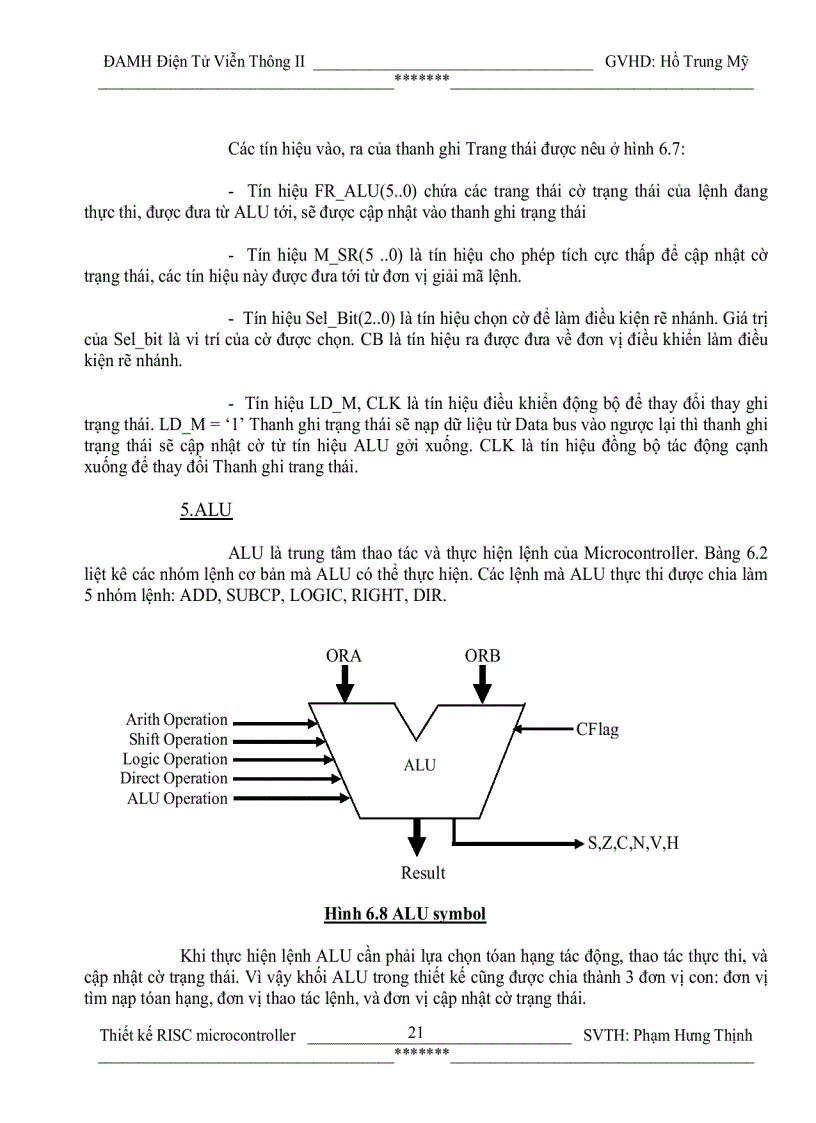 image for page Thiết kế Risc Microcontroller dùng VHDL