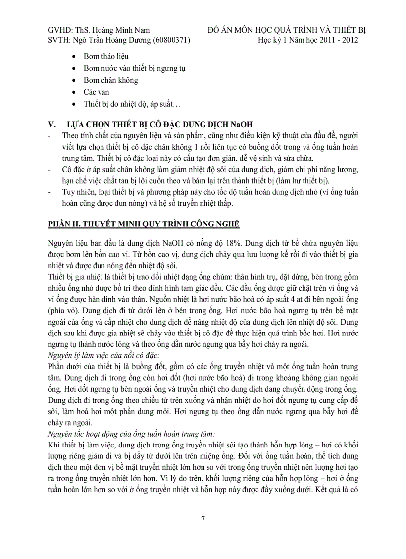 image for page Thiết kế thiết bị cô đặc chân không 1 nồi liên tục để cô đặc dung dịch NaOH năng suất nhập liệu 1m3 h nồng độ cuối 30