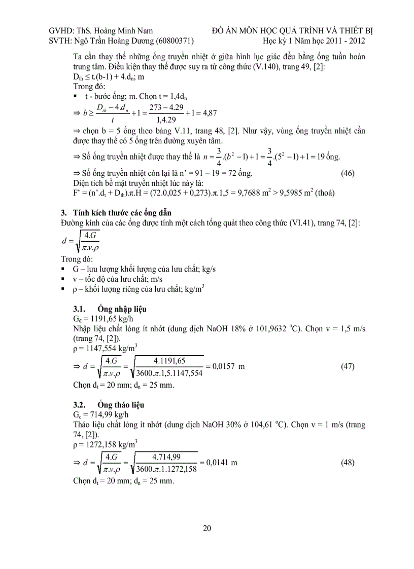 image for page Thiết kế thiết bị cô đặc chân không 1 nồi liên tục để cô đặc dung dịch NaOH năng suất nhập liệu 1m3 h nồng độ cuối 30