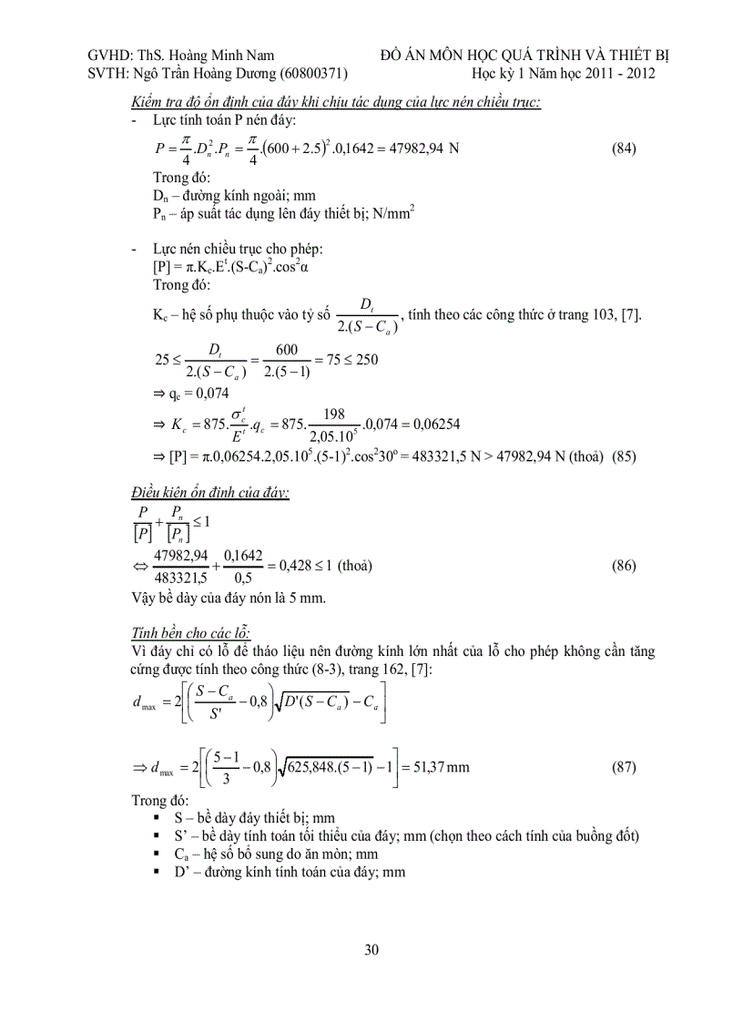 image for page Thiết kế thiết bị cô đặc chân không 1 nồi liên tục để cô đặc dung dịch NaOH năng suất nhập liệu 1m3 h nồng độ cuối 30