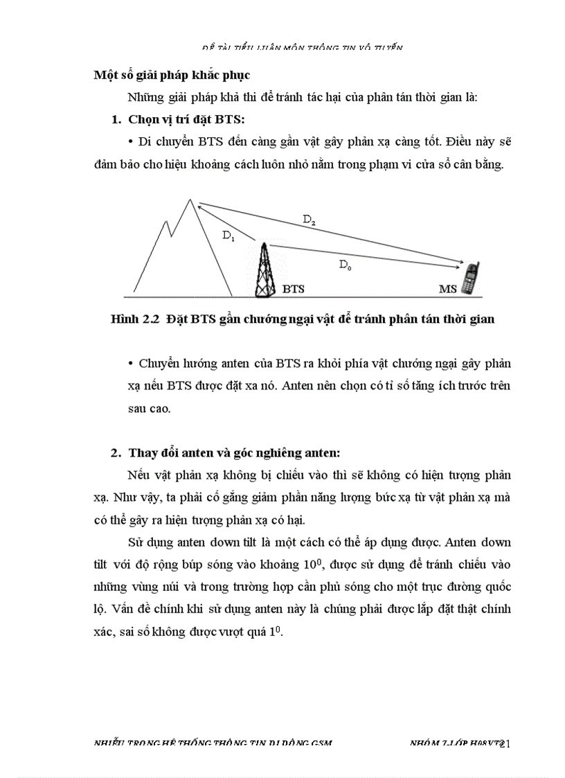 image for page Nhiễu trong hệ thống thông tin di động GSM