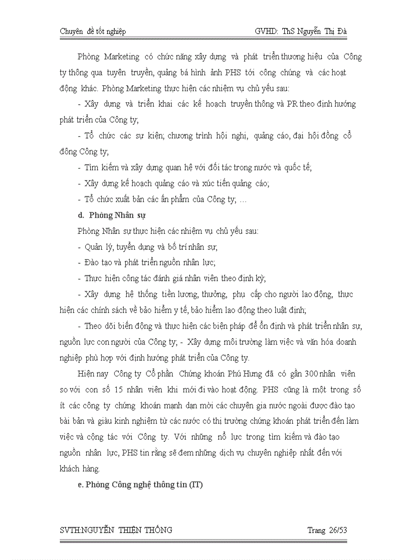 image for page Thực trạng chăm sóc khách hàng tại công ty cổ phần chứng khoán Phú Hưng