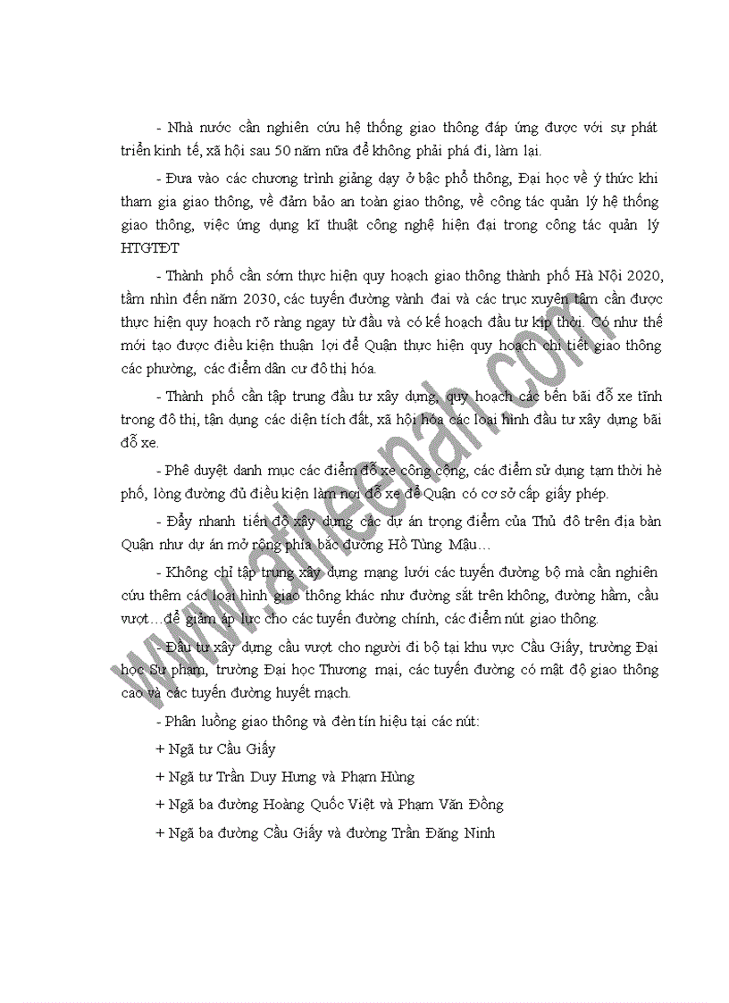 image for page Một số giải pháp nhằm nâng cao hiệu quả công tác quản lý hệ thống giao thông đô thị trên địa bàn Quận Cầu Giấy Thành phố Hà Nội