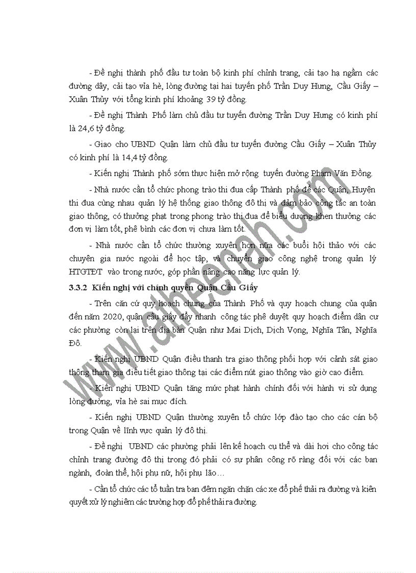 image for page Một số giải pháp nhằm nâng cao hiệu quả công tác quản lý hệ thống giao thông đô thị trên địa bàn Quận Cầu Giấy Thành phố Hà Nội