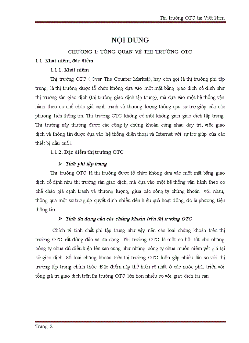 image for page Thị trường otc tại Việt Nam