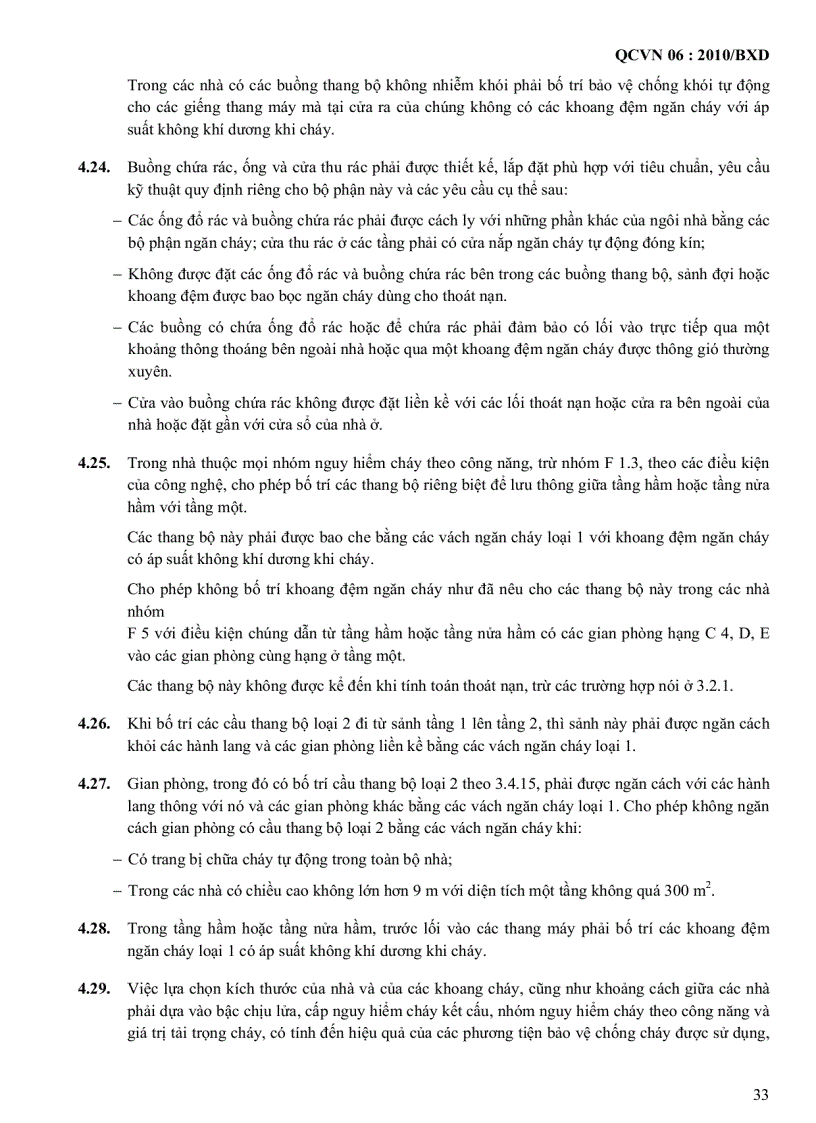 image for page Quy chuẩn về an toàn phòng cháy chữa cháy cho nhà và công trình xây dựng
