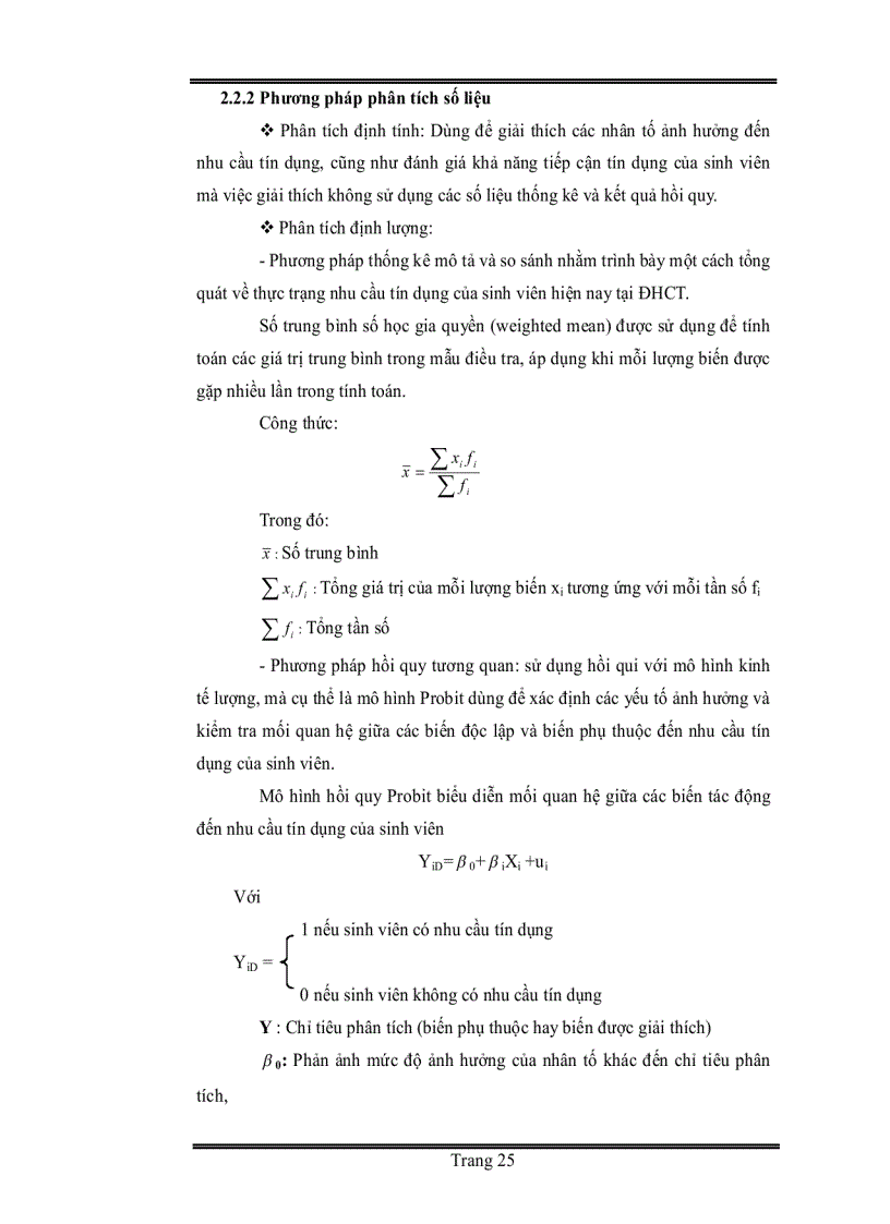 image for page Khảo sát nhu cầu tín dụng của sinh viên đại học cần thơ đối với hệ thống ngân hàng thương mại