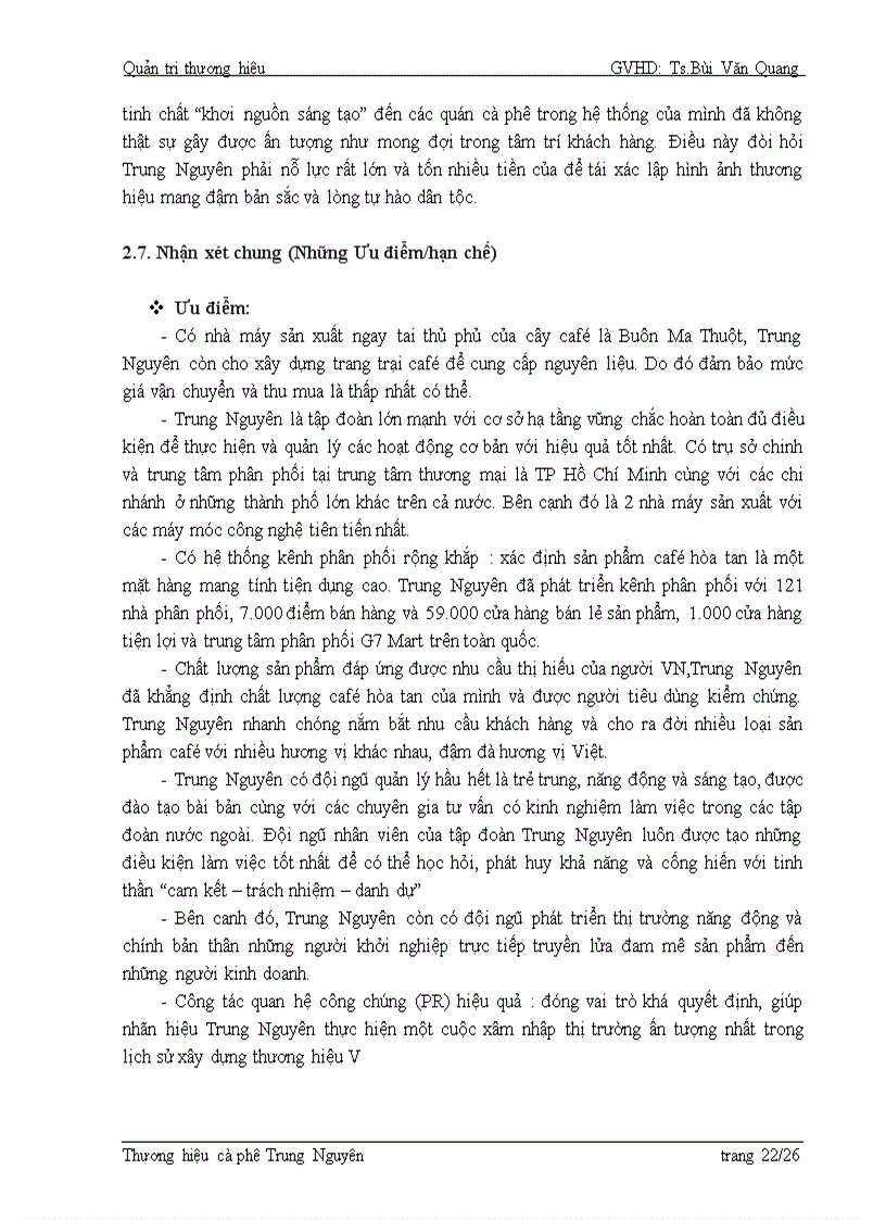 image for page Xây dựng thương hiệu cà phê Trung Nguyên