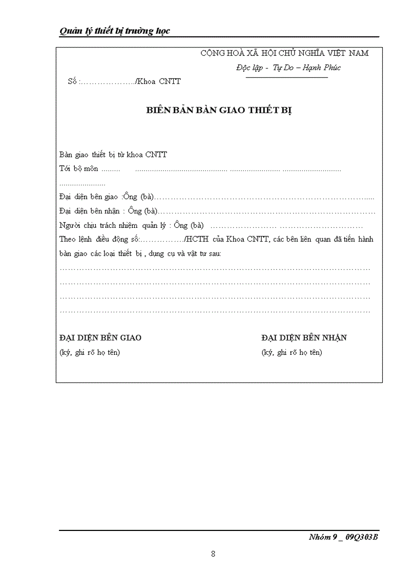 image for page Ứng dụng tin học trong công tác quản lý thiết bị khoa công nghệ thông tin