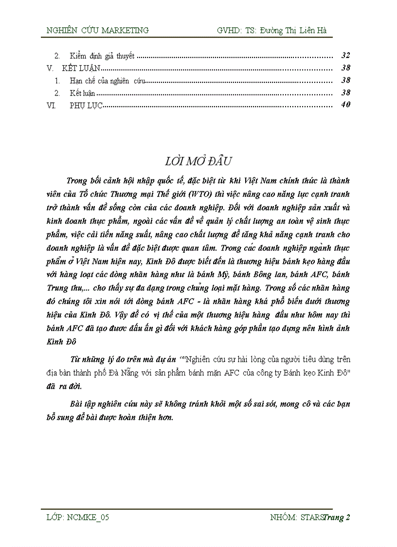 image for page Nghiên cứu sự hài lòng của người tiêu dùng trên địa bàn thành phố Đà Nẵng với sản phẩm bánh mặn AFC của công ty Bánh kẹo Kinh Đô