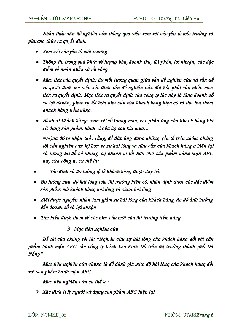 image for page Nghiên cứu sự hài lòng của người tiêu dùng trên địa bàn thành phố Đà Nẵng với sản phẩm bánh mặn AFC của công ty Bánh kẹo Kinh Đô