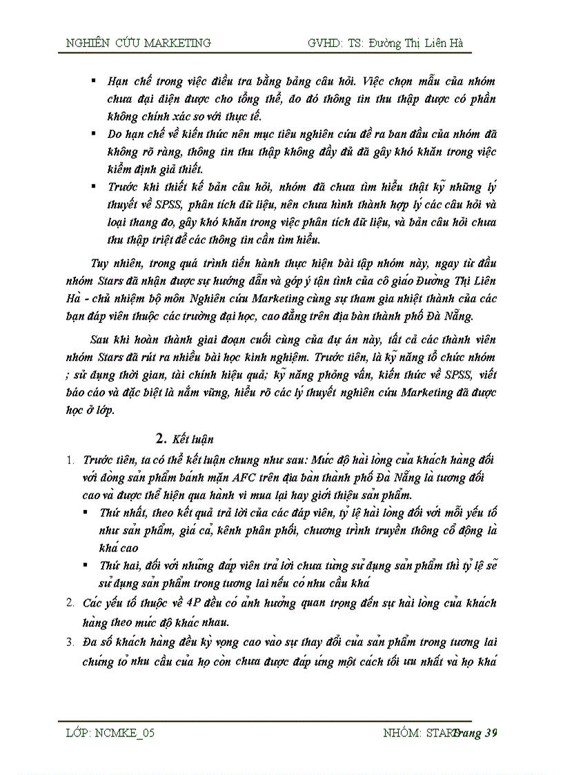 image for page Nghiên cứu sự hài lòng của người tiêu dùng trên địa bàn thành phố Đà Nẵng với sản phẩm bánh mặn AFC của công ty Bánh kẹo Kinh Đô