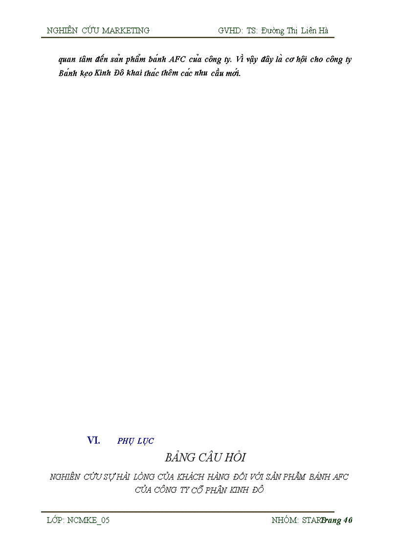 image for page Nghiên cứu sự hài lòng của người tiêu dùng trên địa bàn thành phố Đà Nẵng với sản phẩm bánh mặn AFC của công ty Bánh kẹo Kinh Đô