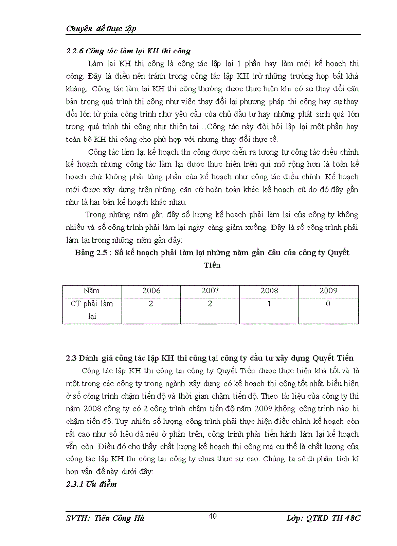 image for page Hoàn thiện công tác lập kế hoạch thi công tại công ty đầu tư xây dựng Quyết Tiến