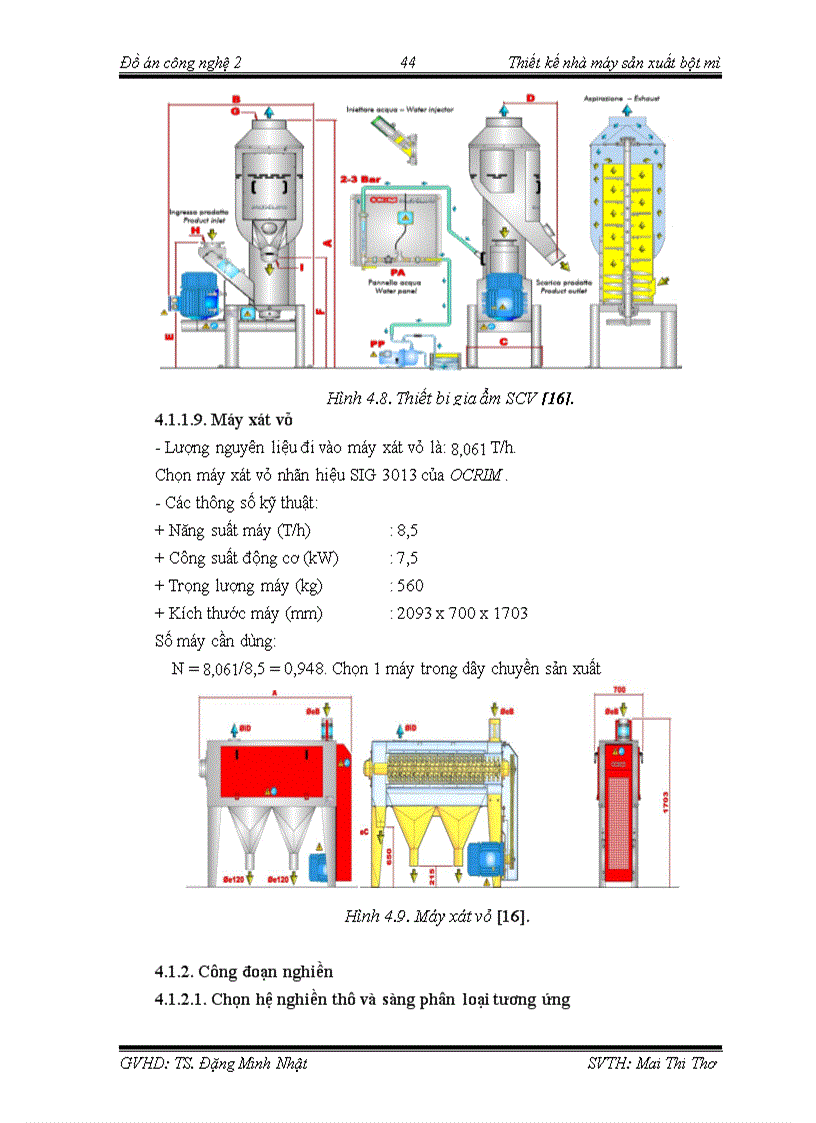 image for page Thiết kế nhà máy sản xuất bột mì theo phương pháp khô