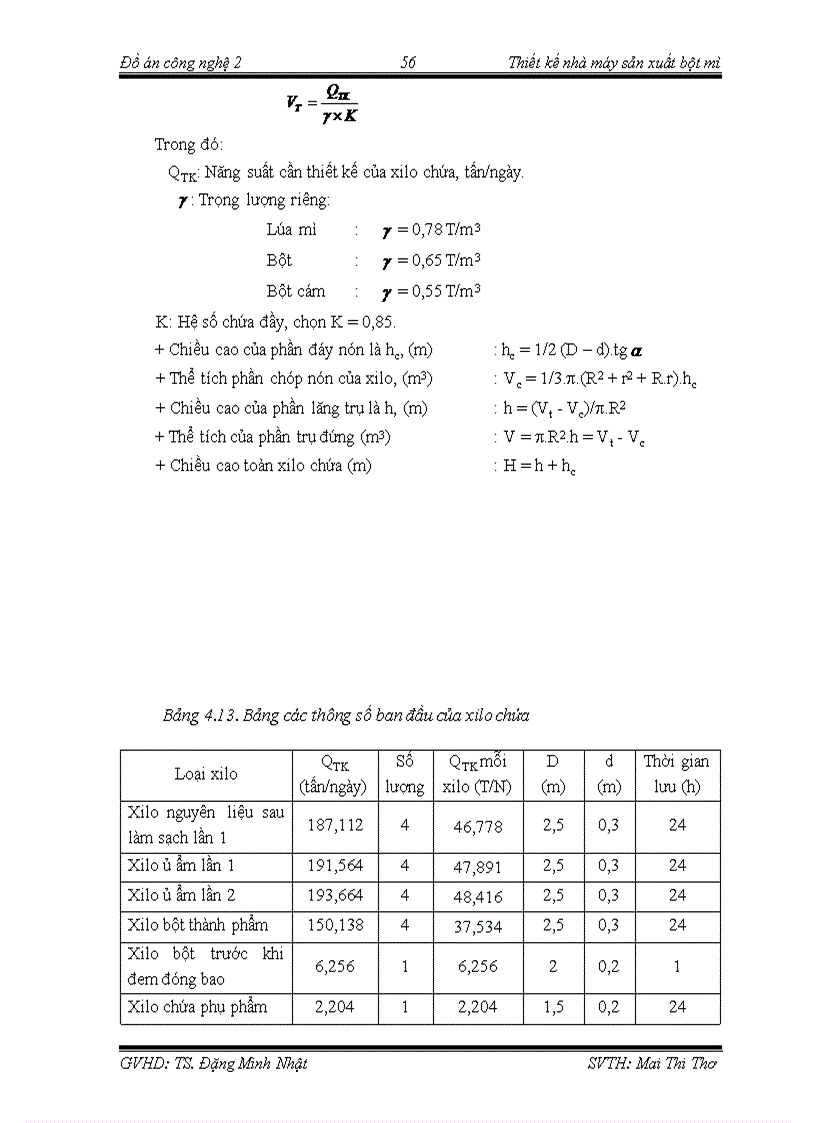 image for page Thiết kế nhà máy sản xuất bột mì theo phương pháp khô