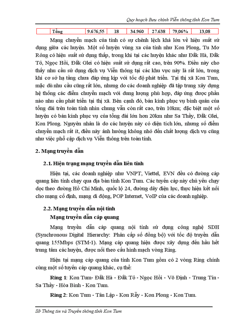 image for page Quy hoạch tổng thể phát triển bưu chính viễn thông tỉnh kon tum giai đoạn 2008 2015 và định hướng đến năm 2020