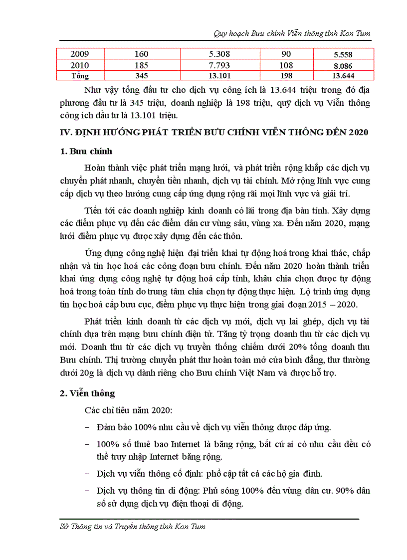 image for page Quy hoạch tổng thể phát triển bưu chính viễn thông tỉnh kon tum giai đoạn 2008 2015 và định hướng đến năm 2020