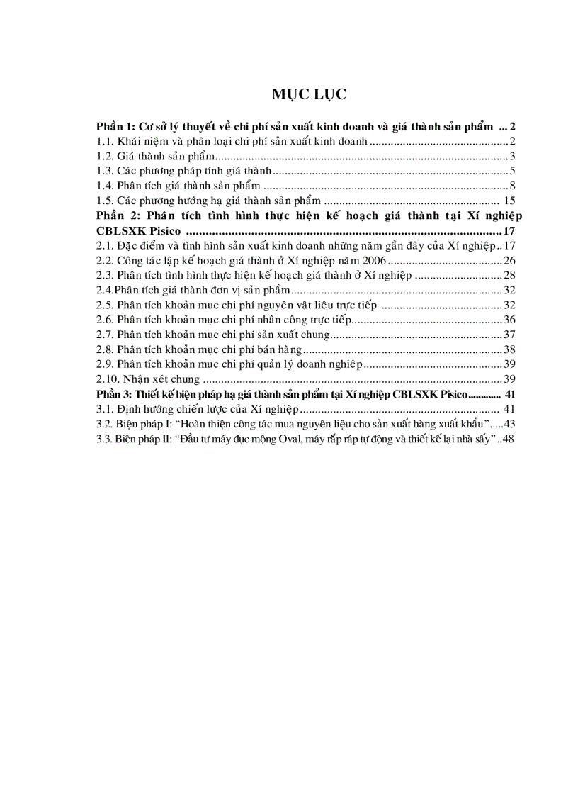 image for page Phân tích giá thành và các biện pháp hạ giá thành sản phẩm tại Xí nghiệp Chế Biến Lâm Sản Xuất Khẩu