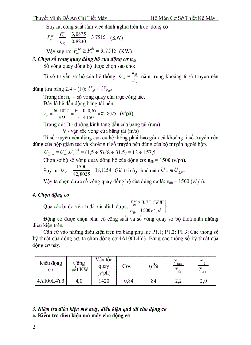 image for page ĐỒ ÁN CHI TIẾT MÁY Thiết kế hệ dẫn động băng tải gồm hộp giảm tốc 2 cấp bánh răng nối với một bộ truyền ngoài hộp Bánh răng côn trụ 2 cấp