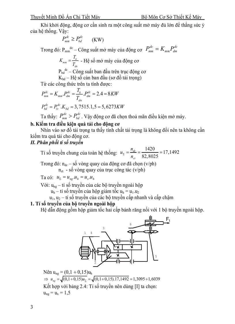 image for page ĐỒ ÁN CHI TIẾT MÁY Thiết kế hệ dẫn động băng tải gồm hộp giảm tốc 2 cấp bánh răng nối với một bộ truyền ngoài hộp Bánh răng côn trụ 2 cấp