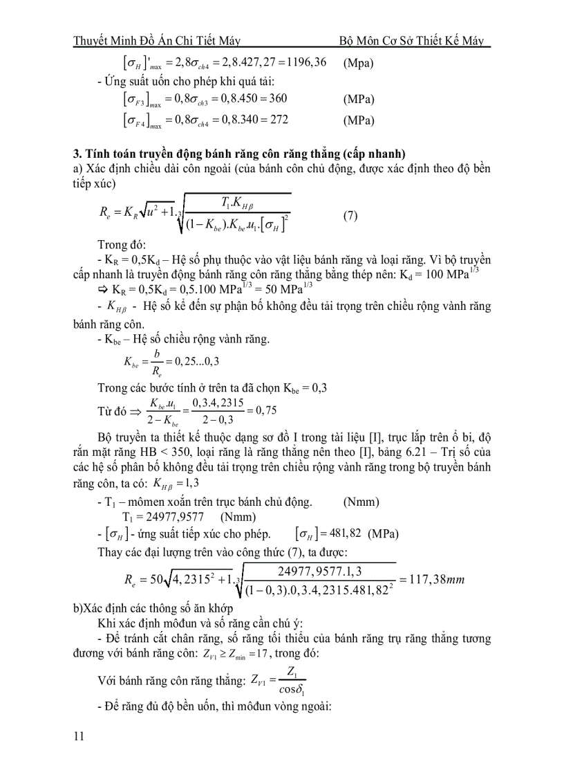 image for page ĐỒ ÁN CHI TIẾT MÁY Thiết kế hệ dẫn động băng tải gồm hộp giảm tốc 2 cấp bánh răng nối với một bộ truyền ngoài hộp Bánh răng côn trụ 2 cấp
