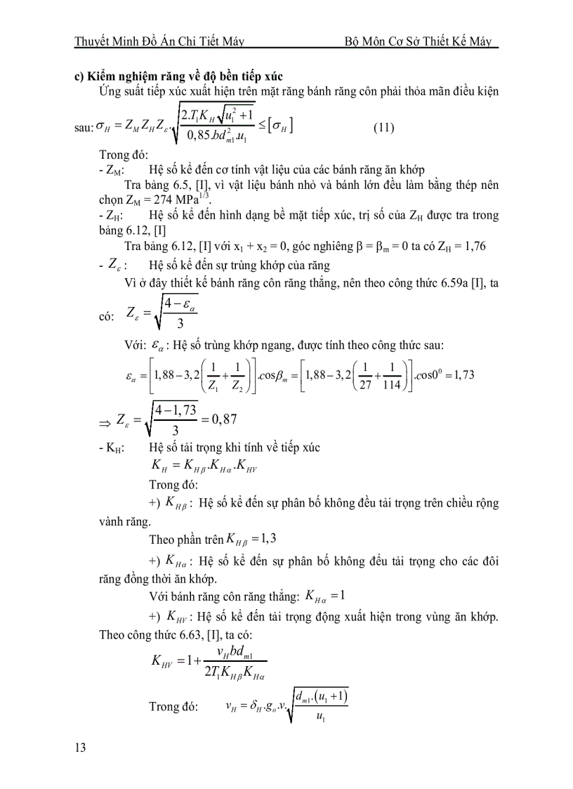 image for page ĐỒ ÁN CHI TIẾT MÁY Thiết kế hệ dẫn động băng tải gồm hộp giảm tốc 2 cấp bánh răng nối với một bộ truyền ngoài hộp Bánh răng côn trụ 2 cấp