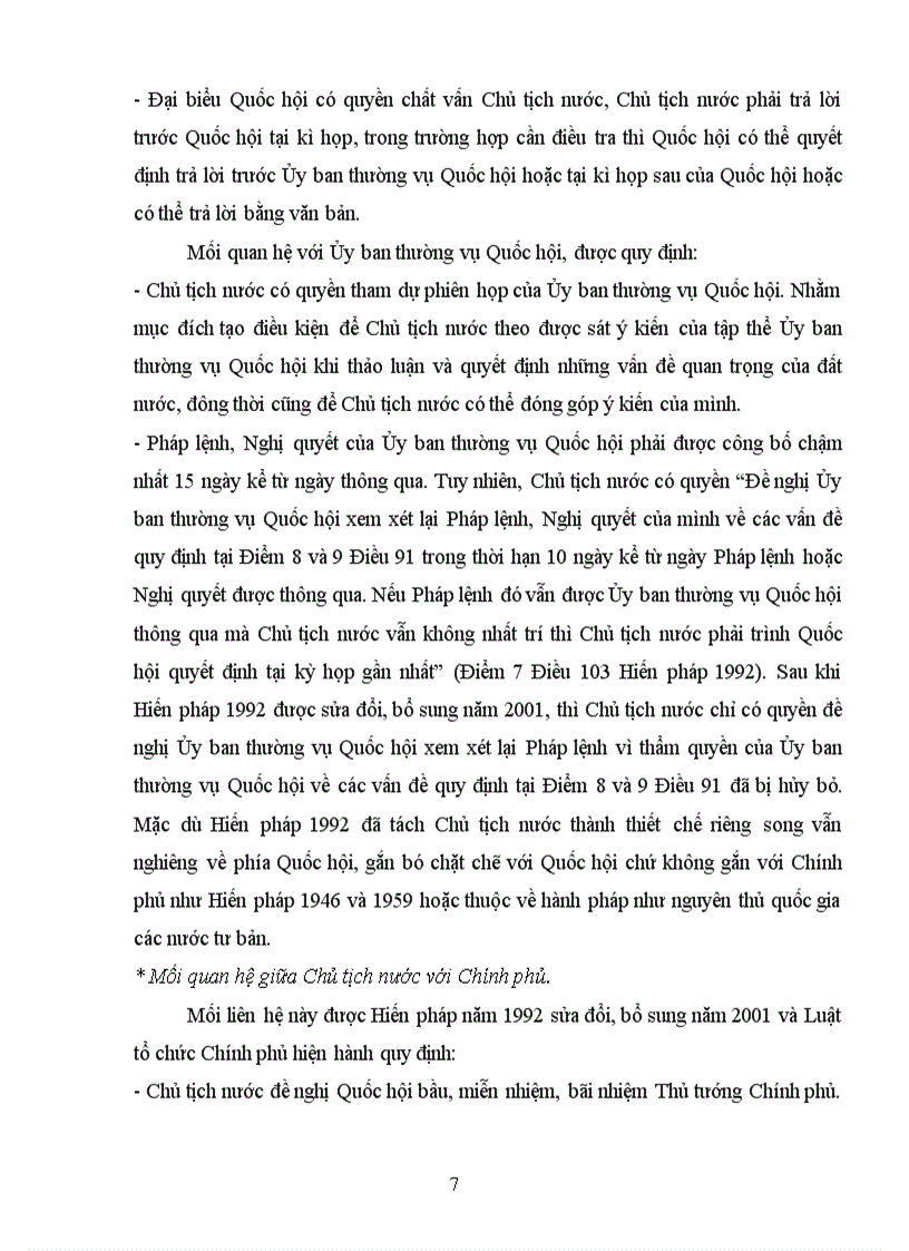 image for page Học kỳ hành chính Phân tích chế định Chủ tịch nước theo pháp luật hiện hành