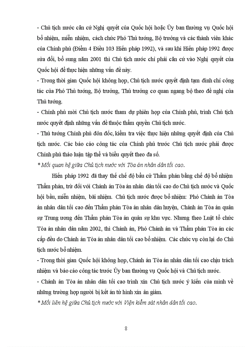 image for page Học kỳ hành chính Phân tích chế định Chủ tịch nước theo pháp luật hiện hành