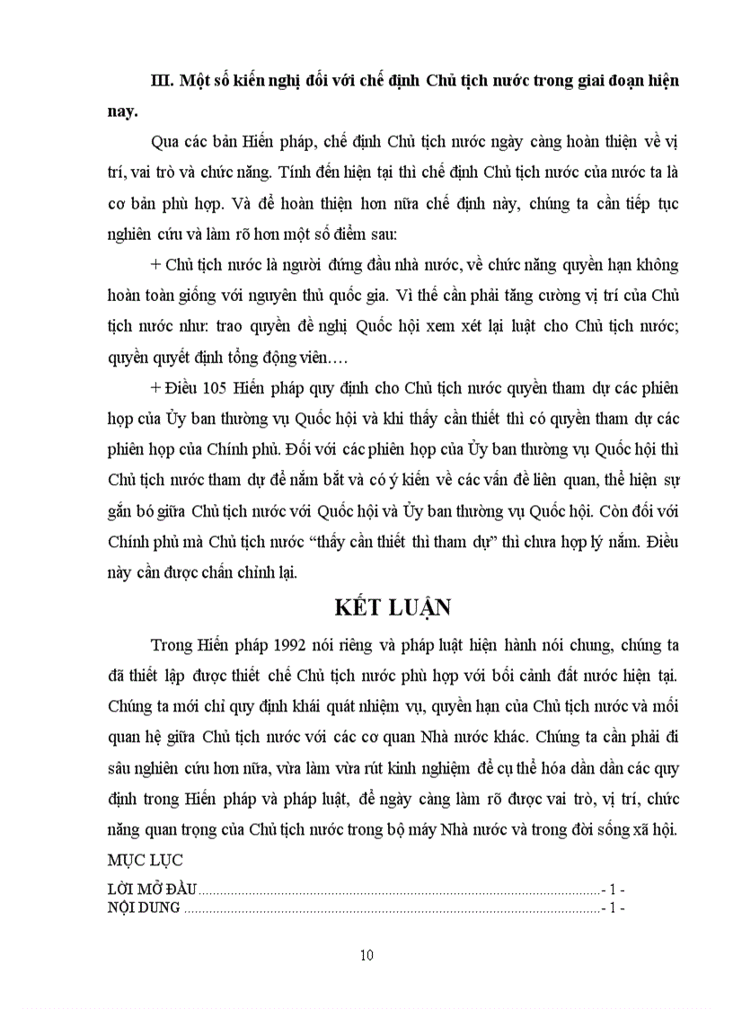 image for page Học kỳ hành chính Phân tích chế định Chủ tịch nước theo pháp luật hiện hành