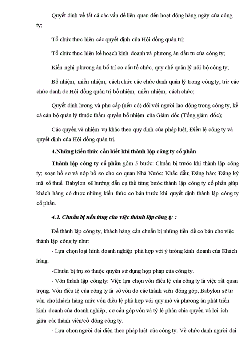 image for page Những vấn đề cần lưu ý khi thực hiện thủ tục đăng ký kinh doanh doanh nghiệp theo luật doanh nghiệp năm 2005 với công ty cổ phần