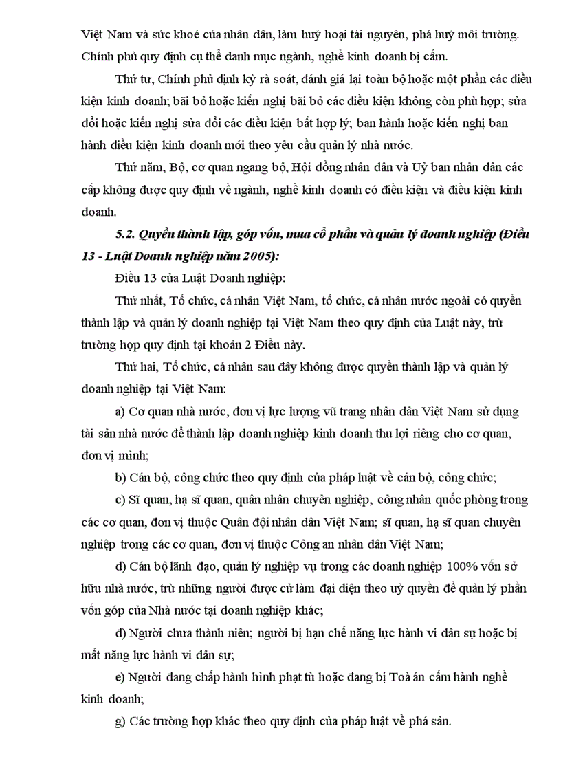 image for page Những vấn đề cần lưu ý khi thực hiện thủ tục đăng ký kinh doanh doanh nghiệp theo luật doanh nghiệp năm 2005 với công ty cổ phần