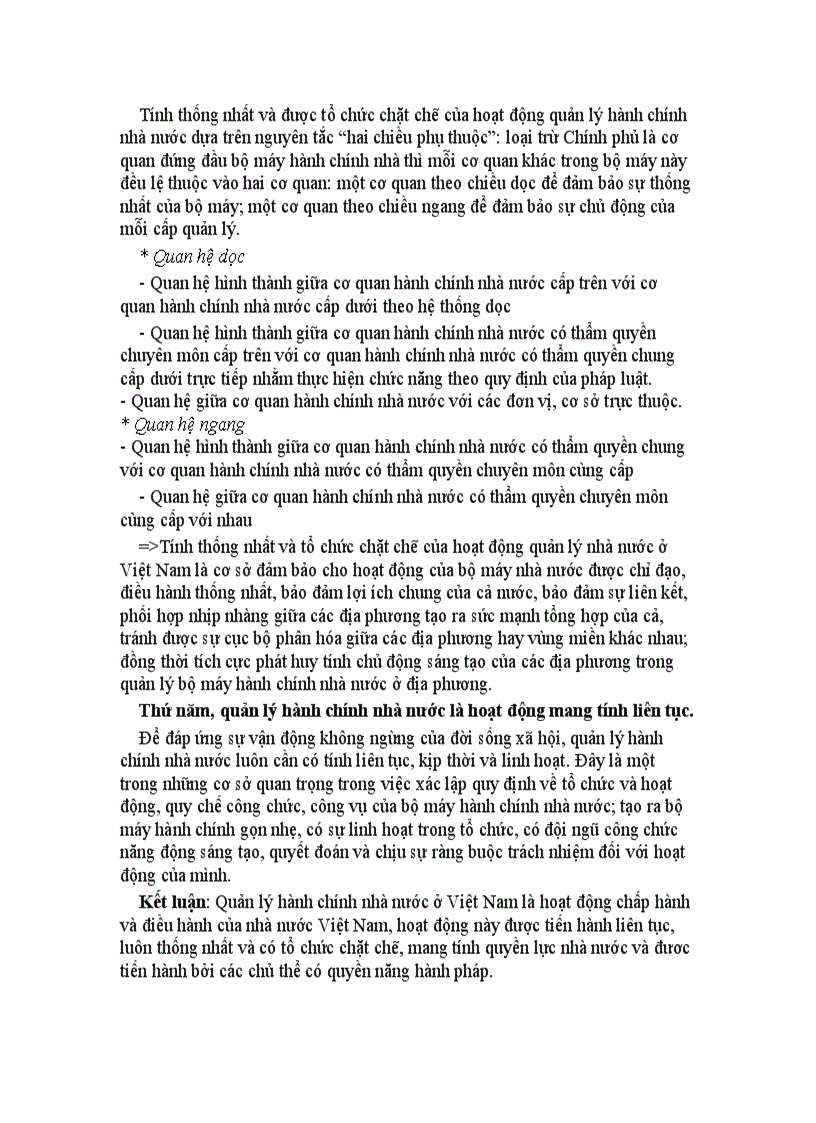 image for page Đặc điểm của quản lý hành chính nhà nước