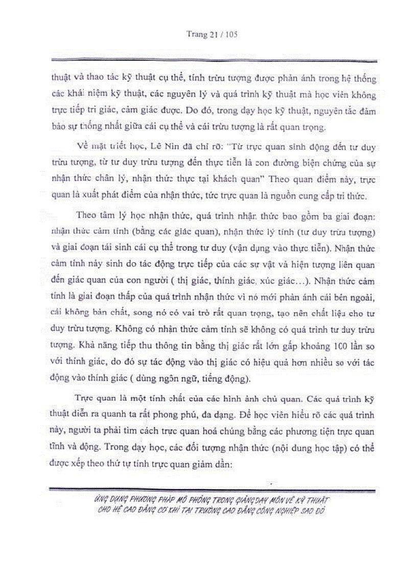 image for page Ứng dụng phương pháp mô phỏng trong giảng dạy môn vẽ kỹ thuật cho hệ cao đẳng cơ khí tại Trường Cao Đẳng Công Nghiệp Sao Đỏ
