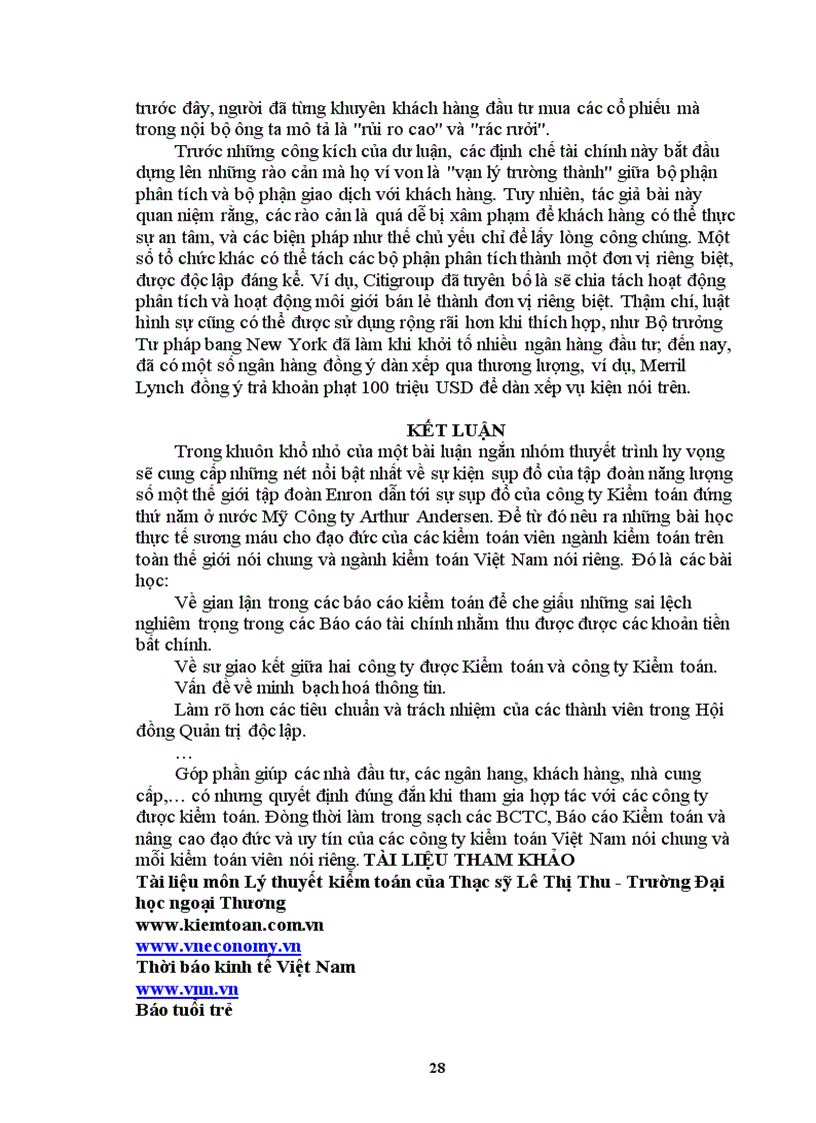 image for page Sự sụp đổ của A A và Enron