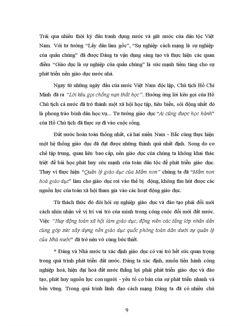 image for page Giải pháp quản lý nhằm nâng cao hiệu quả công tác xã hội hóa sự nghiệp giáo dục mầm non ở huyện Thạch Thất trong giai đoạn hiện nay